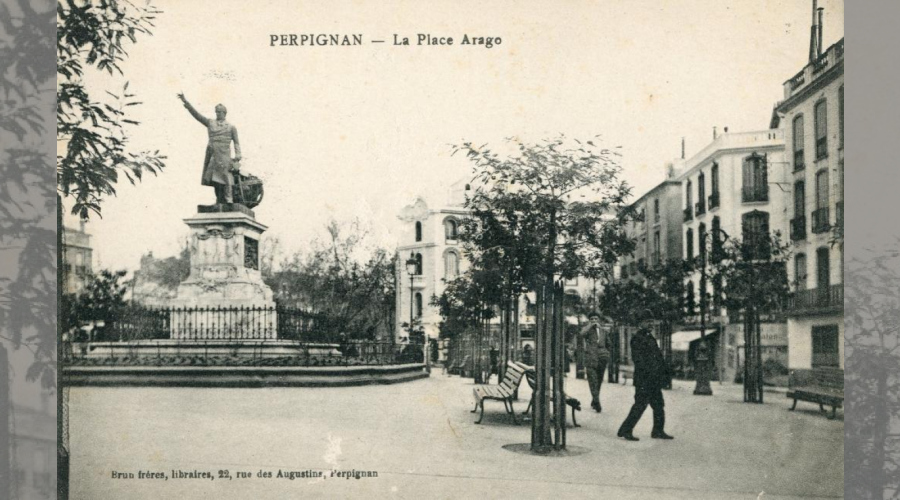 La statue à son emplacement initial