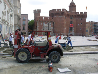 Durant les travaux