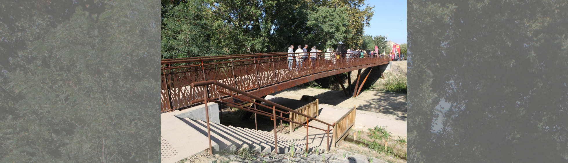 Inauguration de la passerelle