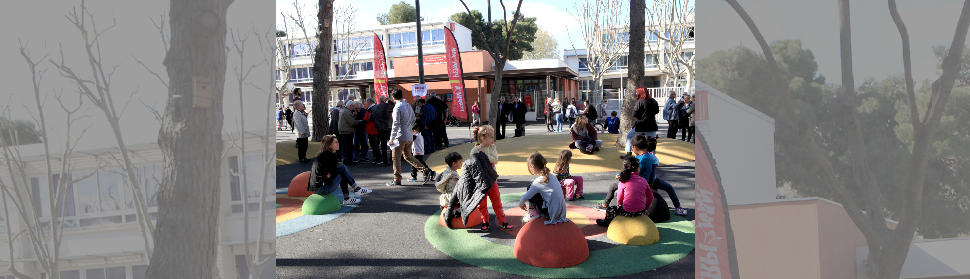 Inauguration du parvis