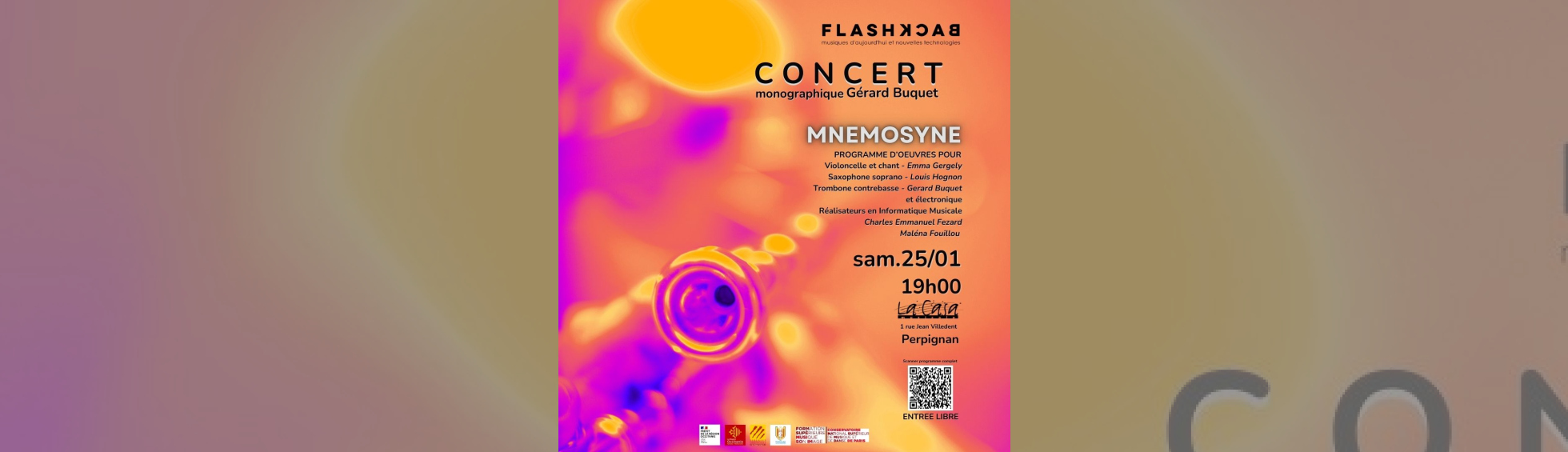 Photo N°1 : CONCERT MONOGRAPHIQUE – MNEMOSYNE