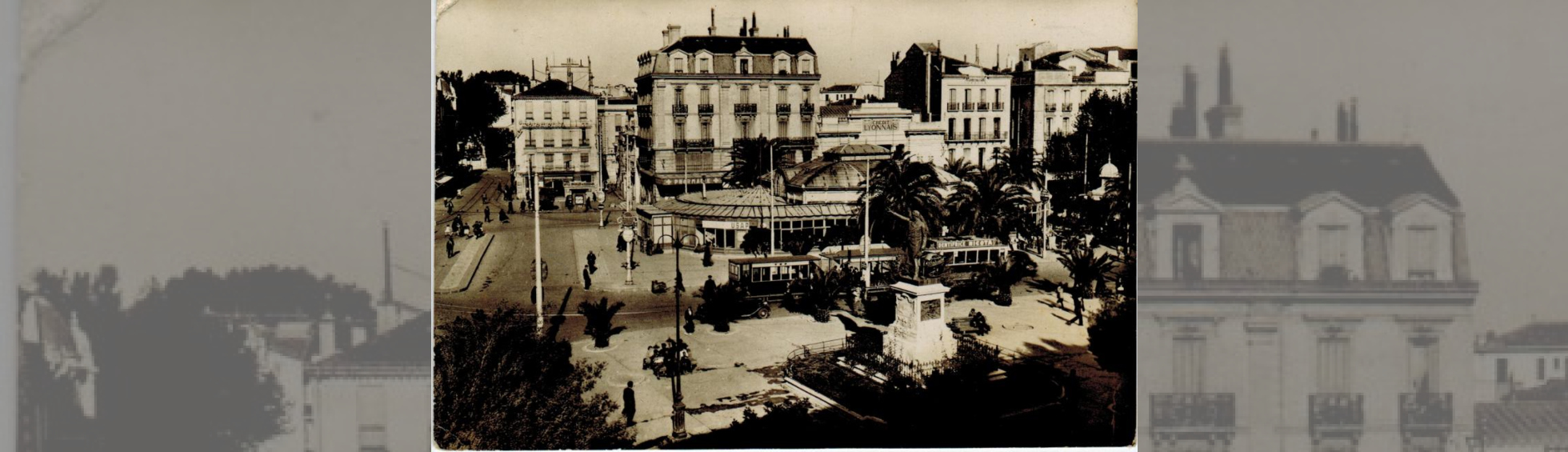 La place et le pont sur la Basse