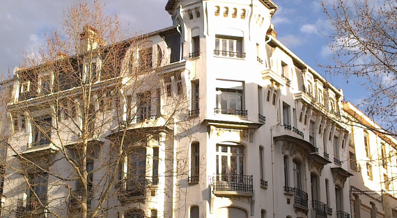 Maison de l'Américaine de Claudius Trénet, 1909, 13 boulevard Wilson.