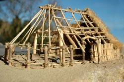 Maquette de l'habitation au 1/20